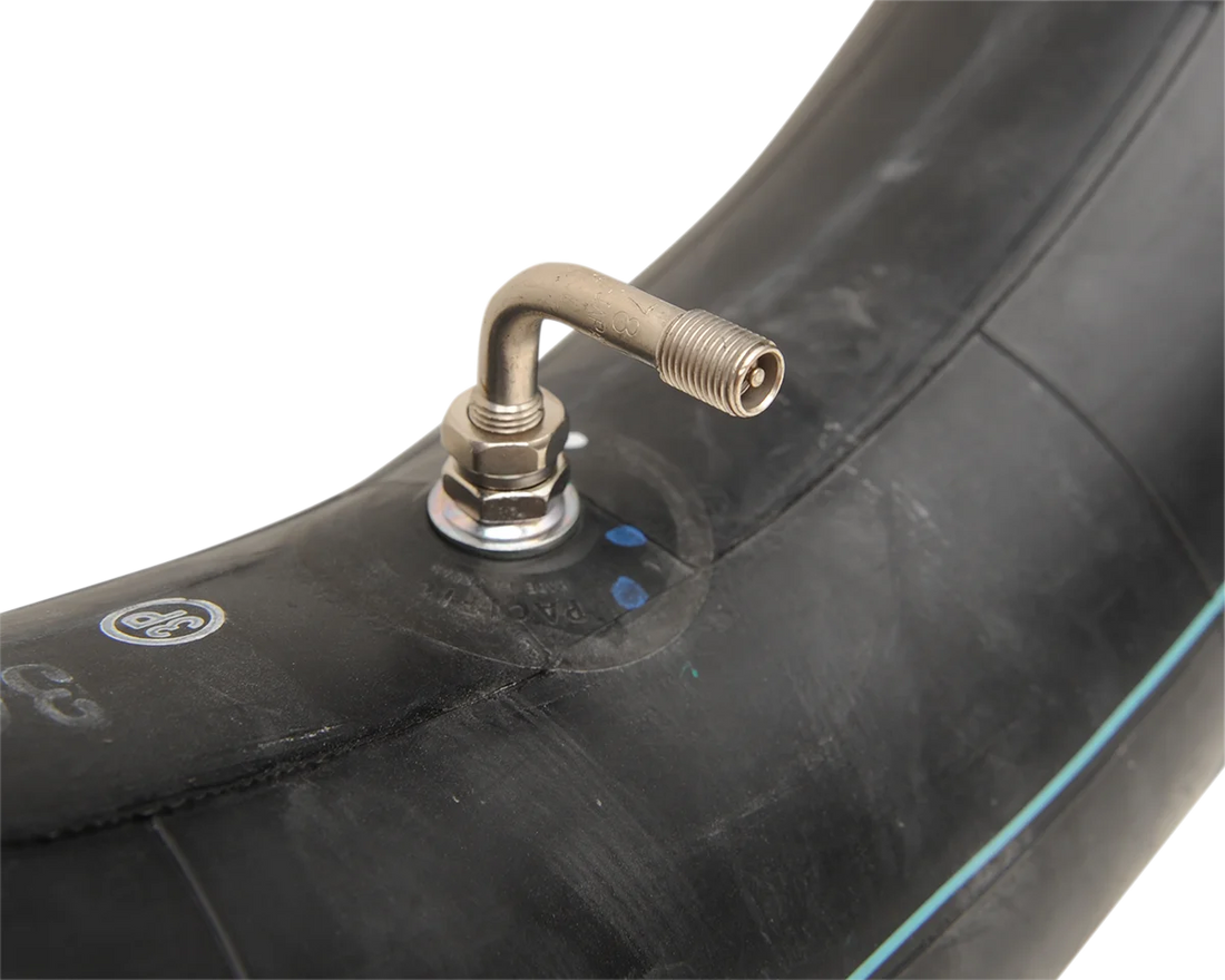 Parts unlimited Inner Tube - Standard - 15" - PV-78 - 90° Center Metal Valve B20026 - Side View