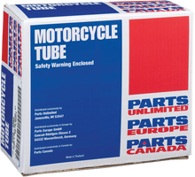 Load image into Gallery viewer, Parts unlimited Inner Tube - Standard - 21&quot; - TR-4 - Center Metal Valve B20078 - Side View