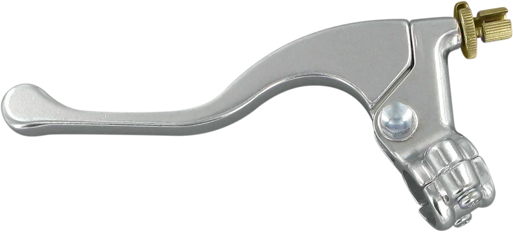 Parts unlimited Lever Assembly - Left Hand - Shorty - Silver fits Honda - Main Product View