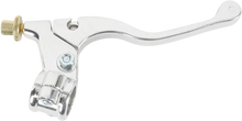 Load image into Gallery viewer, Parts unlimited Lever Assembly - Left Hand - Shorty - Silver fits Yamaha - Side View
