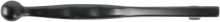 Load image into Gallery viewer, Parts unlimited Lever - Right Hand - Black 2J2-83922-00 - Side View