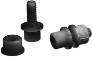 Parts unlimited License Plate Bolt - 100 Pack - Black 2013-0010 - Main Product View