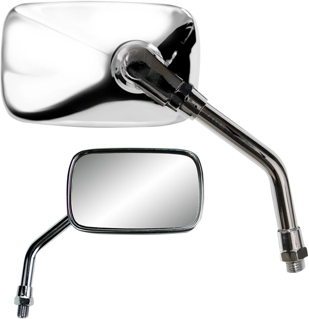 Parts unlimited Mini Rectangular Mirror 17053 - Side View
