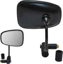 Load image into Gallery viewer, Parts unlimited Mirror - Bar End - Oval - 7/8" 17013 - Side View