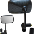 Load image into Gallery viewer, Parts unlimited Mirror - Bar End - Rectangular - Carbon look - 7/8" 17011 - Main Product View