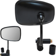 Load image into Gallery viewer, Parts unlimited Mirror - Bar End - Round - 7/8" 17012 - Side View