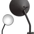 Load image into Gallery viewer, Parts unlimited Mirror - Flag - Side View - Round - Black 97021 - Main Product View