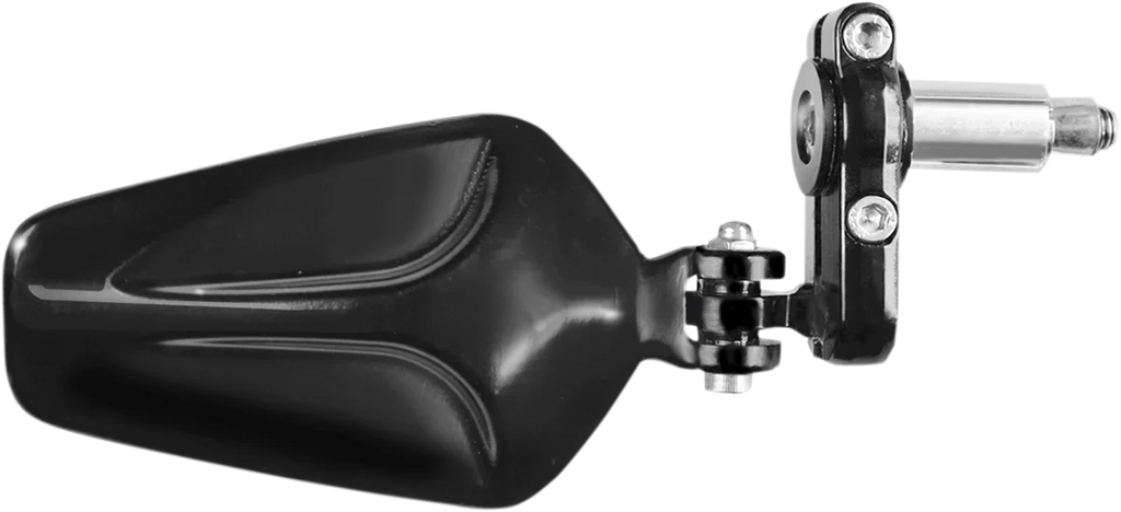 Parts unlimited Mirror - Handlebar End - Oval - Black 98002 - Main Product View