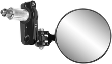 Load image into Gallery viewer, Parts unlimited Mirror - Handlebar End - Oval - Black 98002 - Detail View