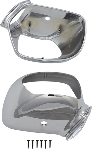 Parts unlimited Mirror Housing - Chrome - Left/Right 45-1232 - Main Product View