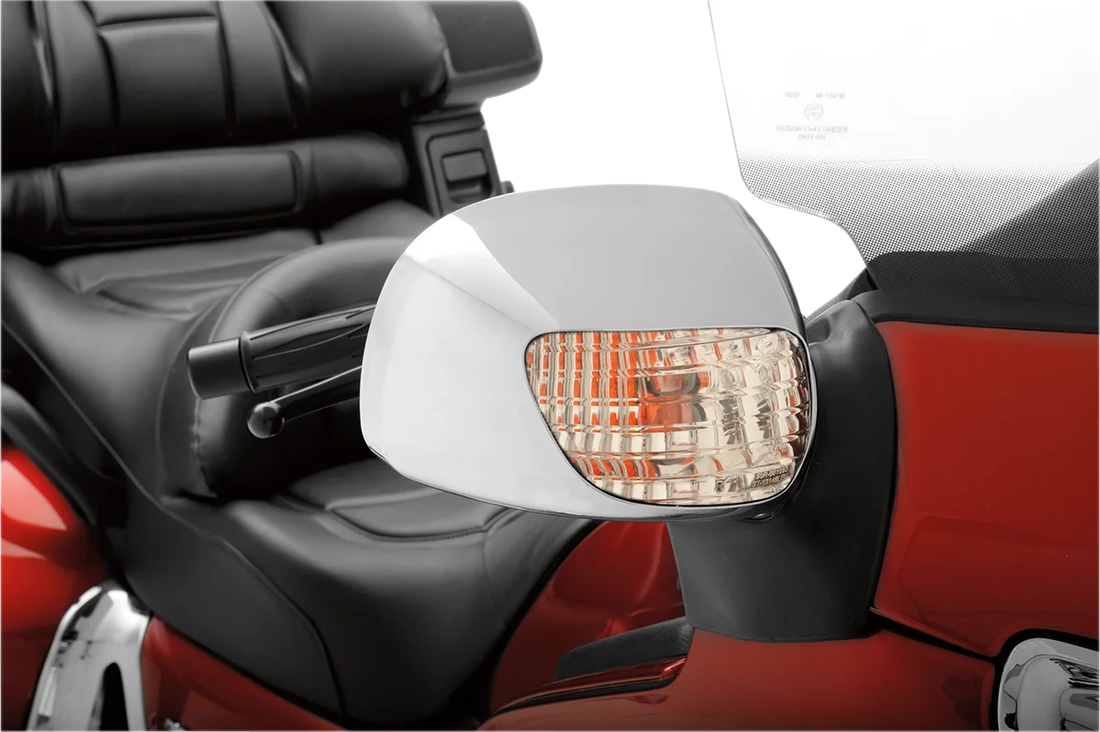 Parts unlimited Mirror Housing - Chrome - Left/Right 45-1232 - Side View