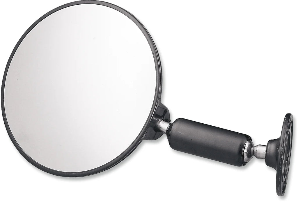 Parts unlimited Mirror - Rear View - Adjustable - Round - Black - Main Product View