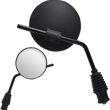 Load image into Gallery viewer, Parts unlimited Mirror - Side View - Dual Sport - Yamaha - Reverse Thread - Right - Black 17080 - Side View