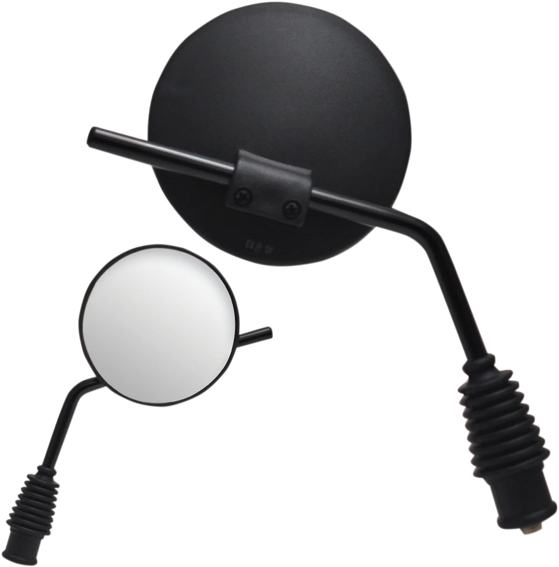 Parts unlimited Mirror - Side View - Dual Sport - Yamaha - Reverse Thread - Right - Black 17080 - Side View