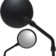 Load image into Gallery viewer, Parts unlimited Mirror - Side View - Round - Black 17042 - Main Product View