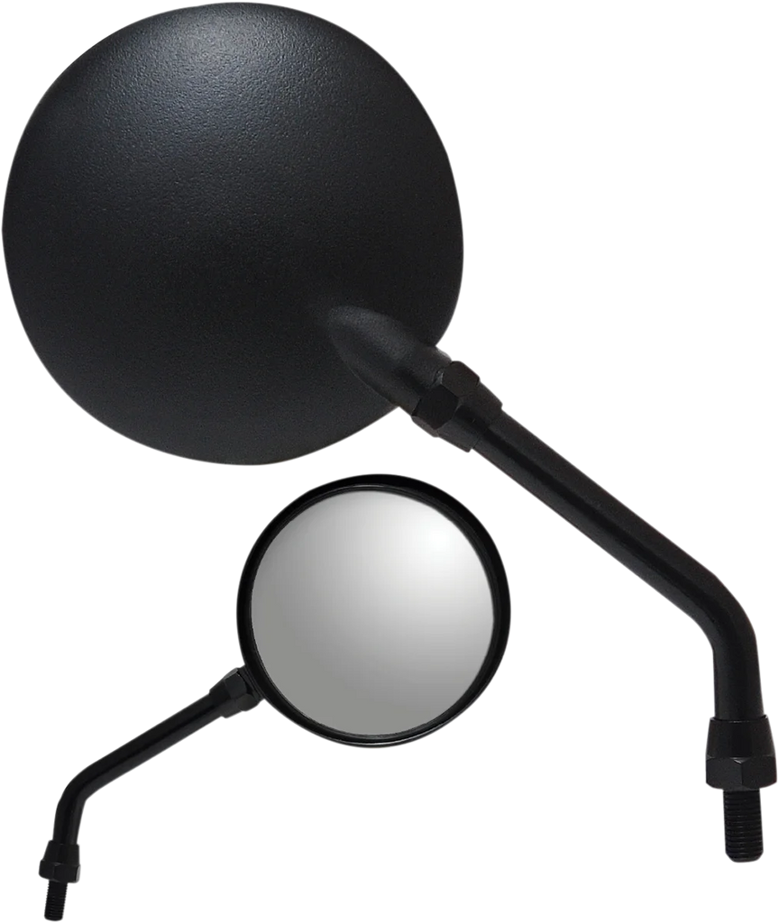 Parts unlimited Mirror - Side View - Round - Black 17042 - Main Product View
