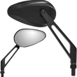 Load image into Gallery viewer, Parts unlimited Mirror - Teardrop - Black 17070 - Main Product View