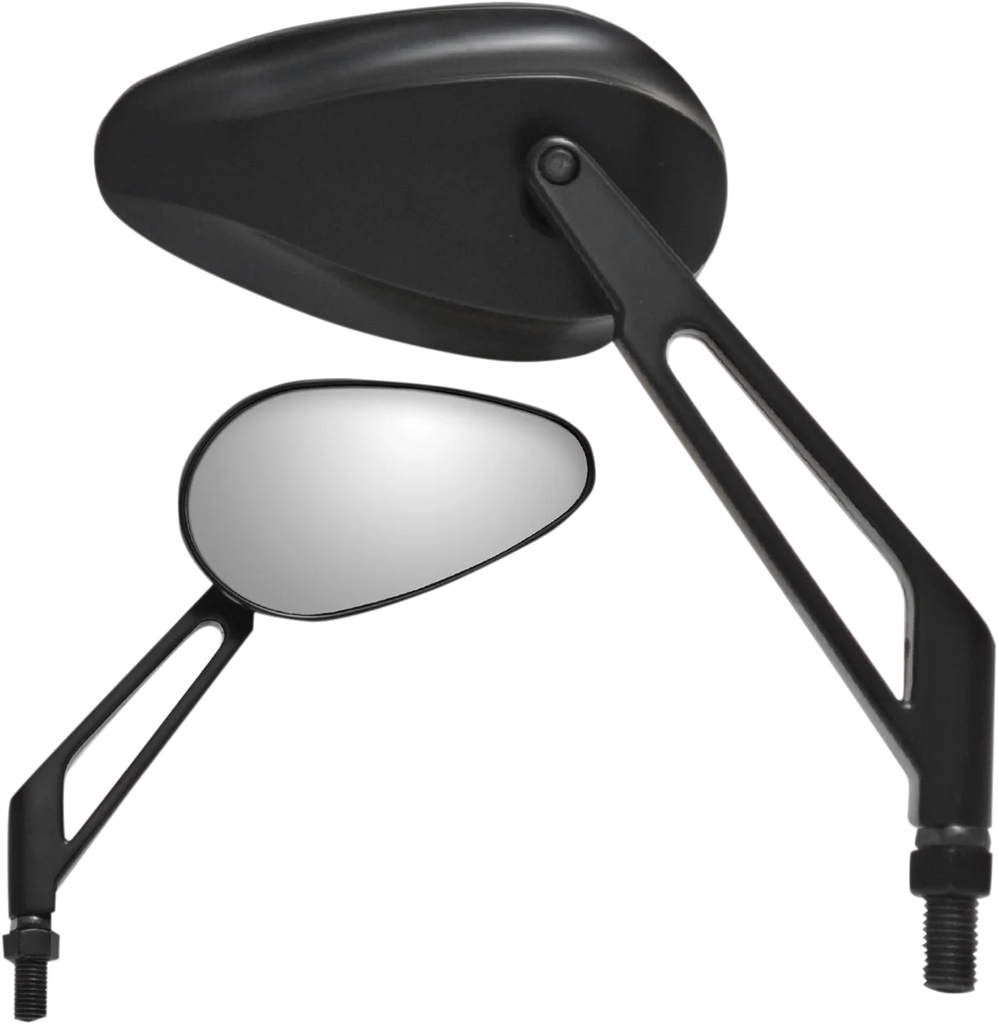 Parts unlimited Mirror - Teardrop - Black 17070 - Main Product View