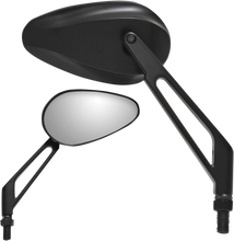 Load image into Gallery viewer, Parts unlimited Mirror - Teardrop - Black 17070 - Main Product View