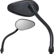Load image into Gallery viewer, Parts unlimited Mirror - Teardrop - Black 17070 - Side View