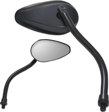 Load image into Gallery viewer, Parts unlimited Mirror - Teardrop - Chrome 17061 - Side View