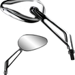 Load image into Gallery viewer, Parts unlimited Mirror - Teardrop - Chrome 17069 - Main Product View