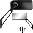 Load image into Gallery viewer, Parts unlimited Mirror - X-Treme Designer - Side View - Rectangular - Black 98003 - Main Product View