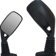 Load image into Gallery viewer, Parts unlimited Mirrors - Snowmobile - Side View - Rectangular - Black 97040 - Main Product View
