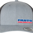 Load image into Gallery viewer, Parts unlimited Parts Unlimited Hat - Gray/Black NP22S-H808 - Main Product View