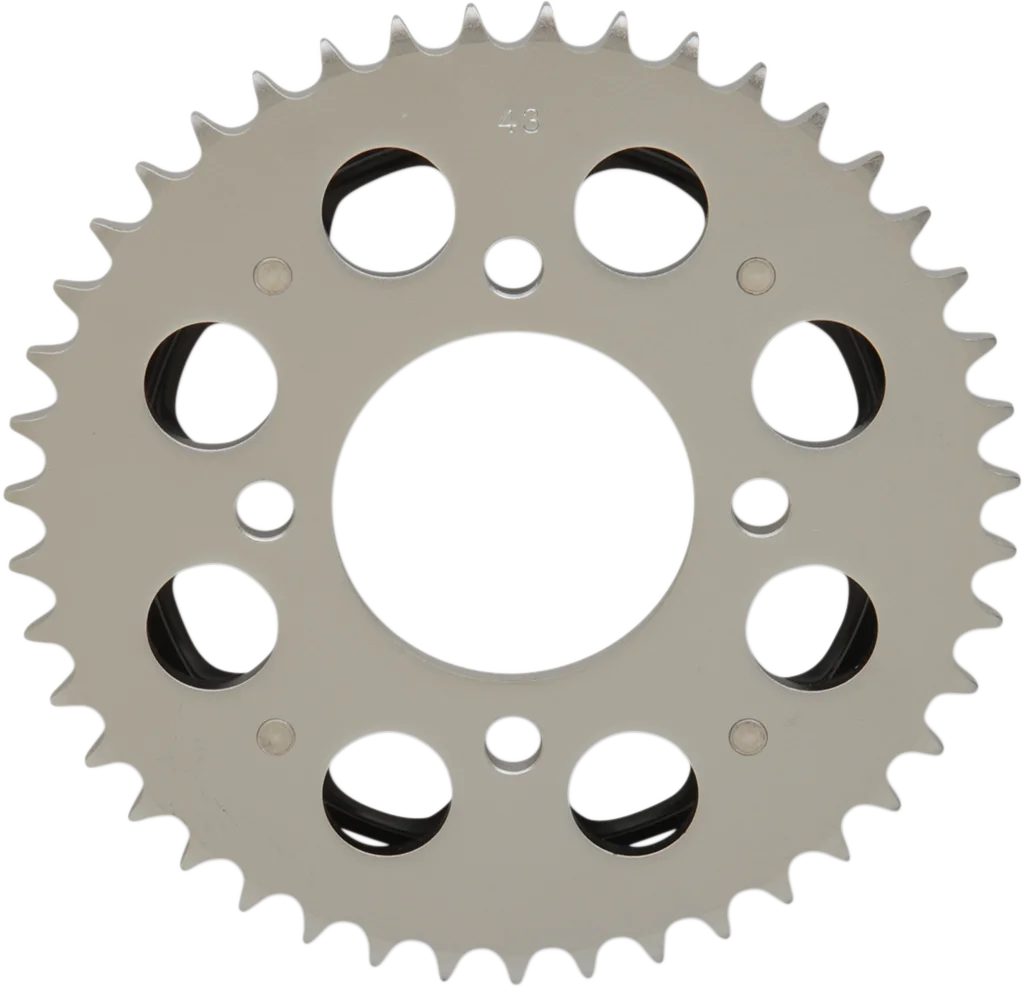 Parts unlimited Rear Sprocket - 43 Tooth - Honda 41200-425-641 - Side View