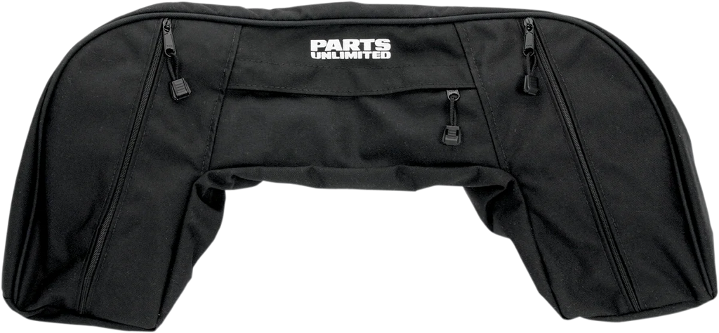 Parts unlimited Snowmobile Windshield Bag - Black fits 1988-1998 Polaris Snowmobile - Main Product View