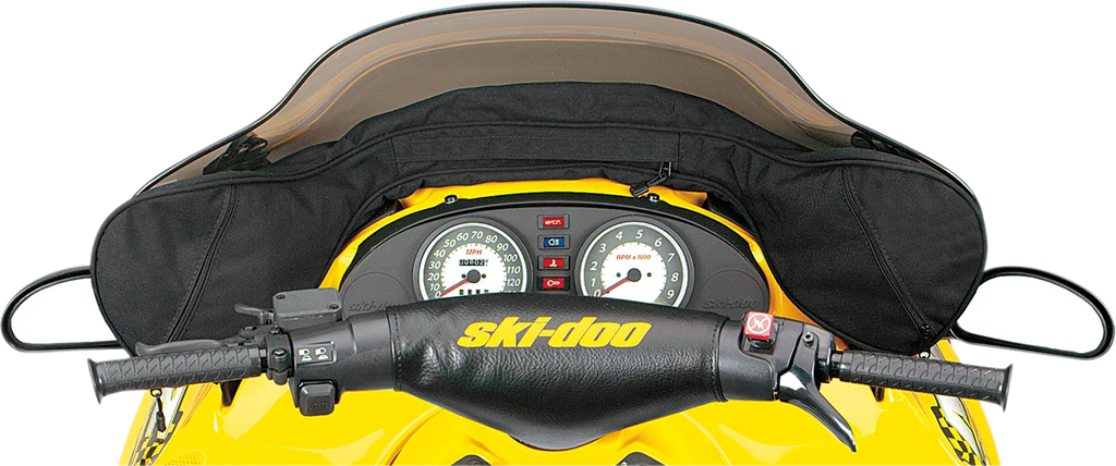 Parts unlimited Snowmobile Windshield Bag - Black fits 1997-2001 Ski-Doo Snowmobile - Main Product View