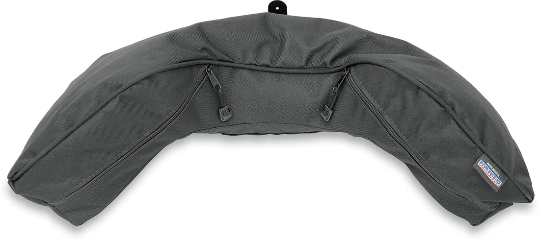 Parts unlimited Snowmobile Windshield Bag - Black fits 2003-2007 Yamaha Snowmobile - Side View