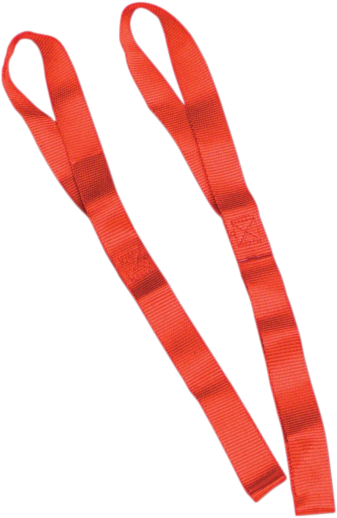 Parts unlimited Tie-Down Extensions - 1-1/2" x 1-1/2' - Red - Main Product View