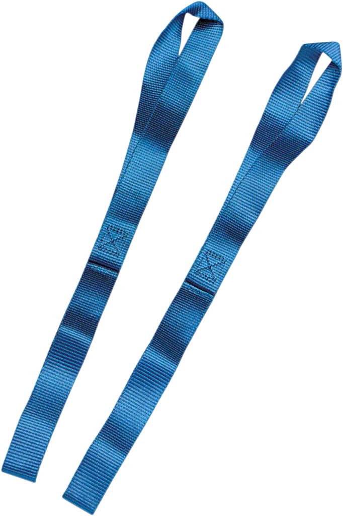 Parts unlimited Tie-Down Extensions - 1" x 1.5' - Blue - Main Product View