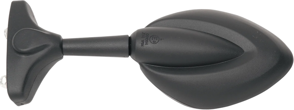 Parts unlimited Universal Mirror - Black JY134-1BLK - Side View