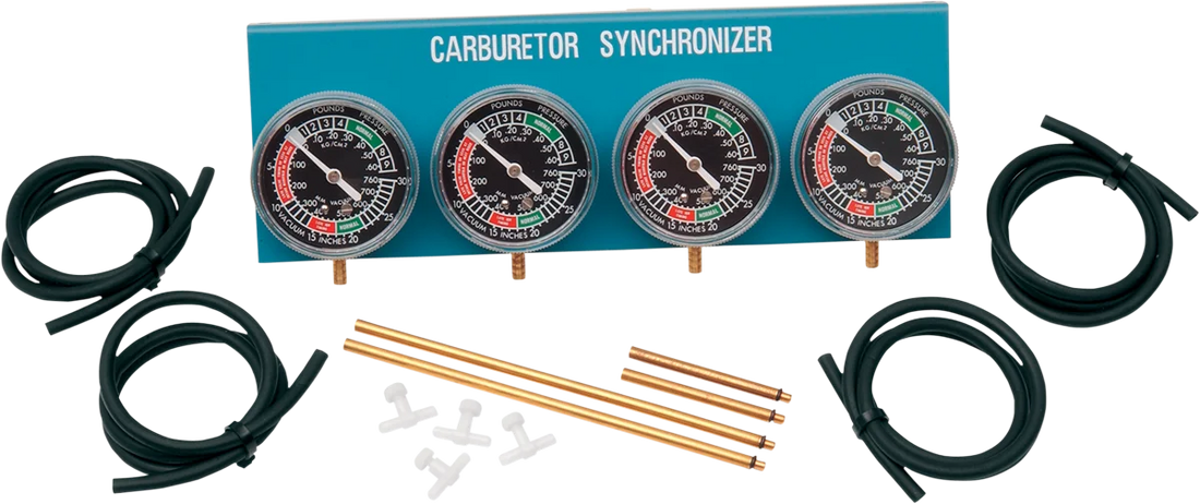 Parts unlimited Vacuum Synchronizer 2-Carburetor Set L99-68592 - Side View