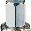 Load image into Gallery viewer, Parts unlimited Valve Stem - Bolt-In - Chrome 75012 - Side View