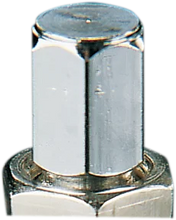Load image into Gallery viewer, Parts unlimited Valve Stem - Bolt-In - Chrome 75012 - Side View