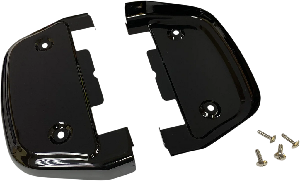 Passenger Floorboard Cover - Black - FL DragSpecialties P17-0451GB - Main Product View