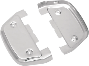 Passenger Floorboard Cover - Chrome - FL DragSpecialties P17-0451 - Main Product View