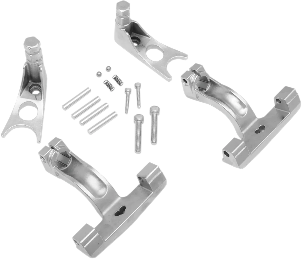 Passenger Floorboard Mount - Chrome - FL/FX DragSpecialties P17-0411C - Main Product View