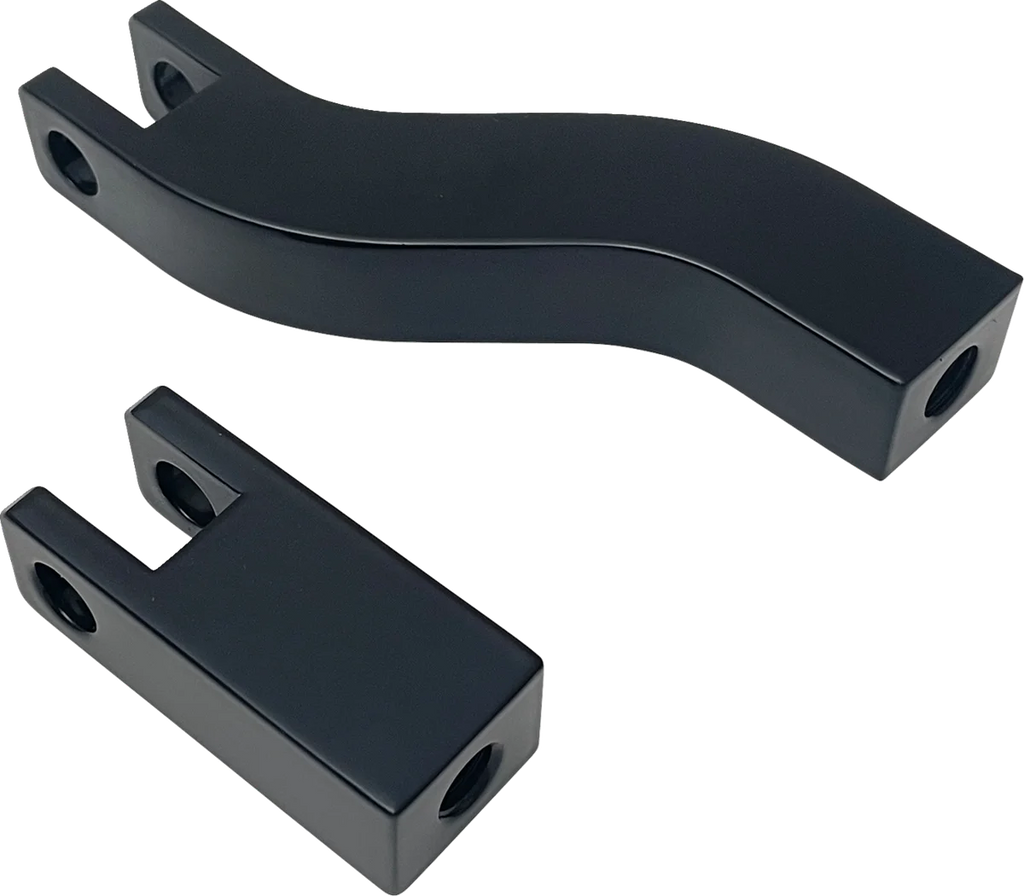 Passenger Peg Mount - Black - FX DragSpecialties P17-0491GB - Main Product View