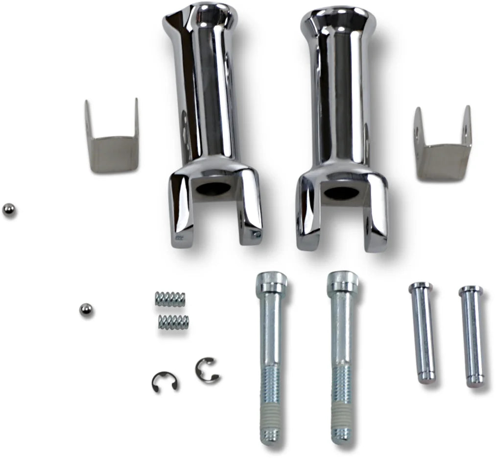 Passenger Peg Mount - Chrome - Softail DragSpecialties P17-0428C - Main Product View