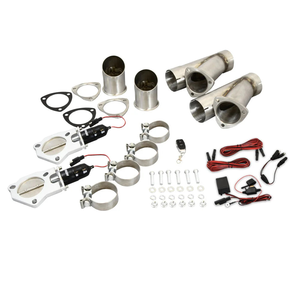 Patriot Exhaust 3.0 Electric Cutout Dual System w/Remote