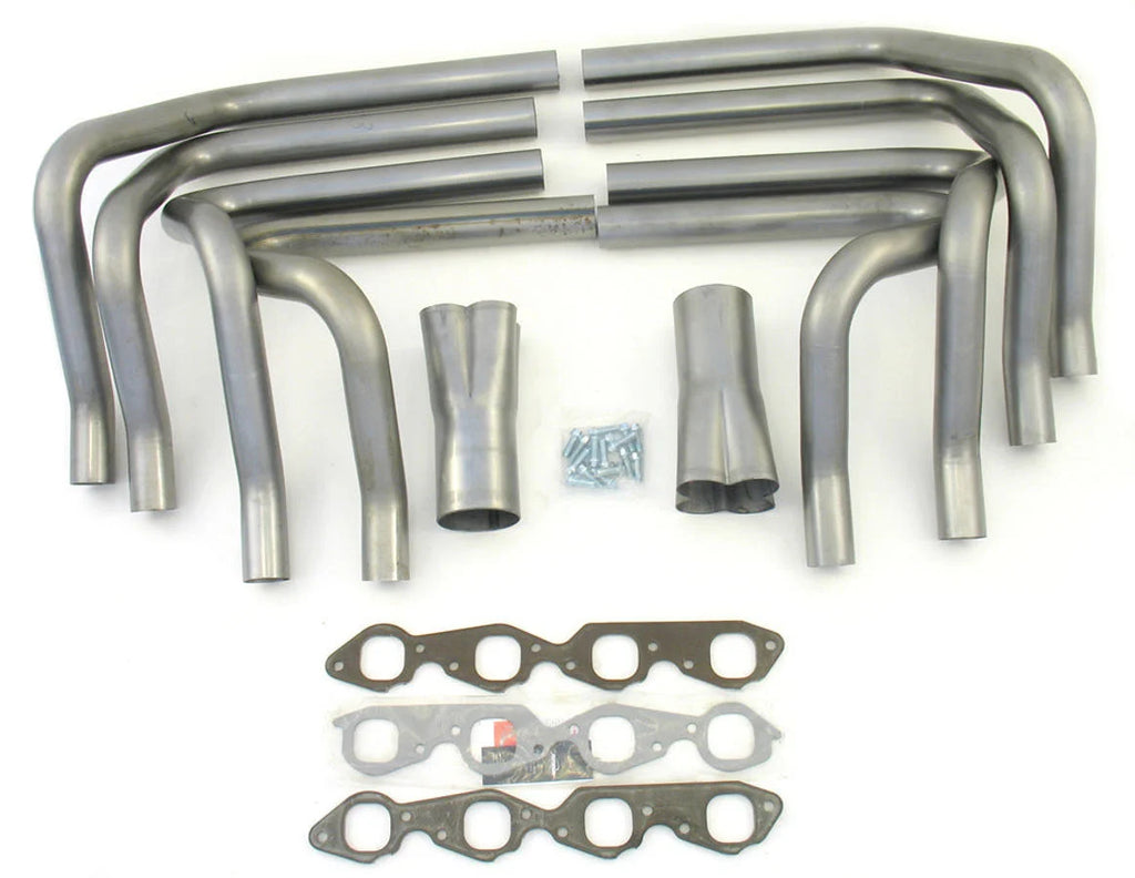 Patriot Exhaust BBC Weld Up Header Kit Sprint Style 2in Dia H8005