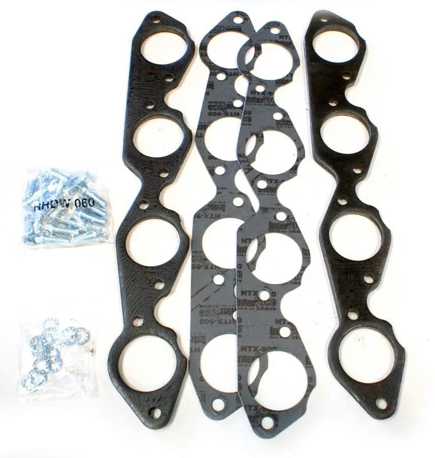 Patriot Exhaust Header Flange Kit 2-1/8 Round Port H7886 fits BBC