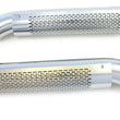 Load image into Gallery viewer, Patriot Exhaust Side Tube Turnouts w/Shield/Mufflers Chrome H3824