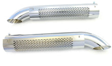 Load image into Gallery viewer, Patriot Exhaust Side Tube Turnouts w/Shield/Mufflers Chrome H3824