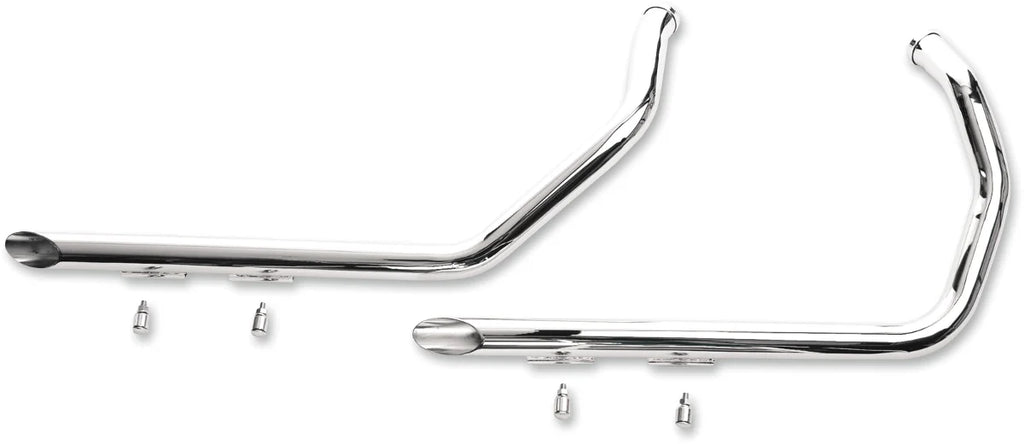 Paughco 1-3/4" Dual Slash-Cut Drag Pipes 719-3-40 - Main Product View
